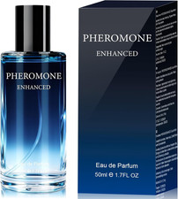 Profumo Uomo - 50Ml Profumi Uomo Idee Regalo, Profumo Feromoni per Uomo Eau De P
