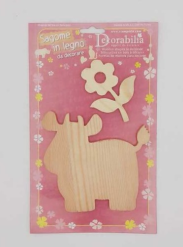 Sagome legno mucca - , e