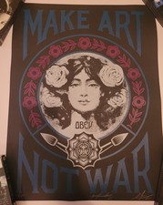 OBEY Make Art Not War Dipinto