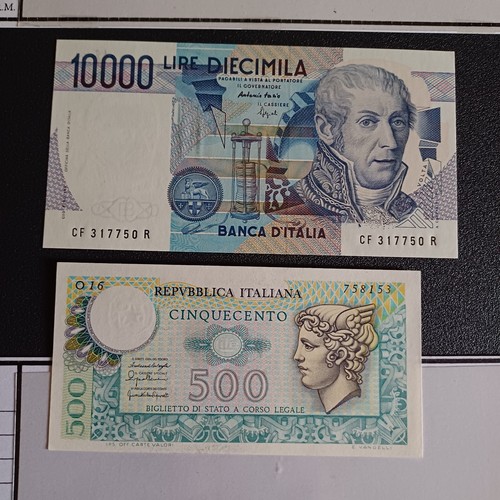 Vecchie banconote italiane - banconote,