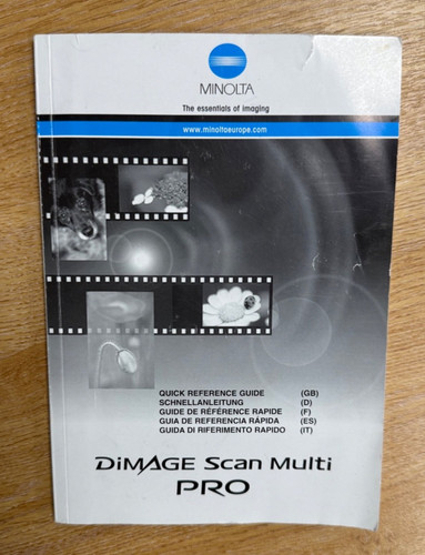 Minolta scan multi - scan, guida