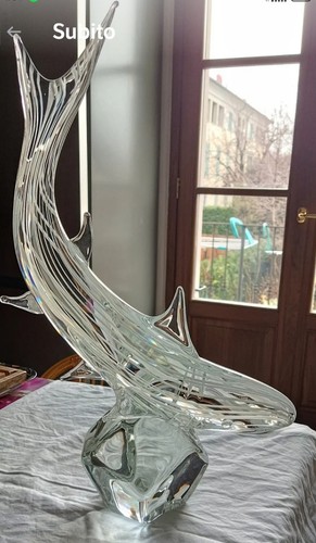 Scultura squalo vetro - squalo,