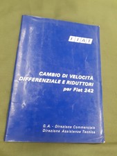 FIAT 242 MANUALE CAMBIO DI