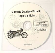 CD Manuale Catalogo Ricambi ed Esplosi Officina Moto Guzzi V35 II 1980 - 1985