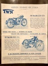 Locandina Storica Triumph TWN con Modelli BDG 125 e BDG 250