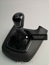 Cuffia leva cambio FORD FIESTA MKVI 6 Restyling 2013-2017 in pelle cuciture nere