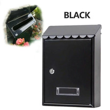 CASSETTA POSTALE PER POSTA NERA PER ESTERNO RIVISTE PUBBLICITA' LETTERE