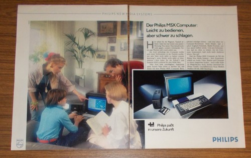 Rara pubblicità philips msx - rara,