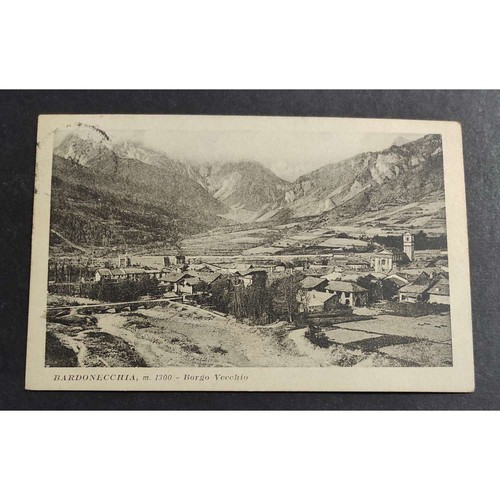 Cartolina bardonecchia borgo - cartolina,