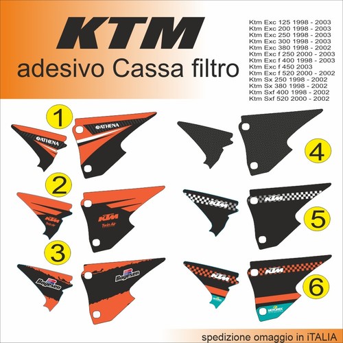 Ktm exc dal 1998 al - , sx