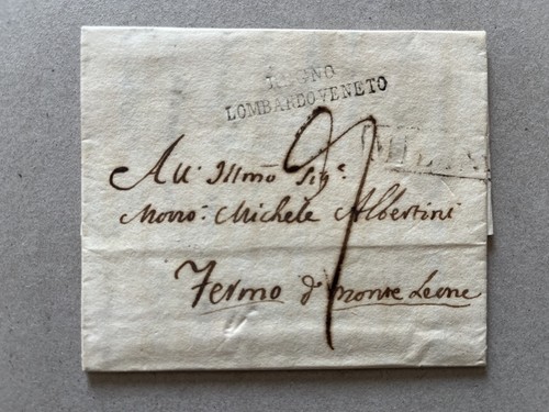 Lettera prefilatelica regno - lettera,