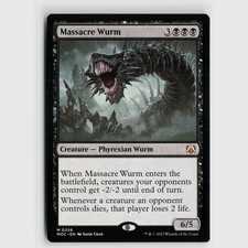 MTG Massacre Wurm #256