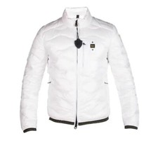 GIUBBINI BLAUER UOMO SENZA CAPPUCCIO CORTI IMBOTTITO PIUMA 006719 BIANCO100 £288