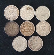 Svizzera Lotto 1/2 Franco x8