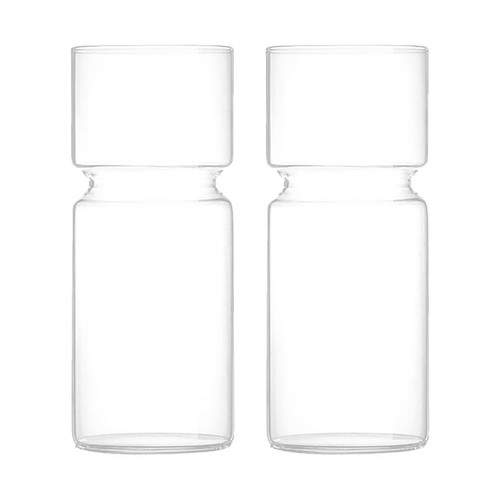 Vaso vetro trasparente - in,