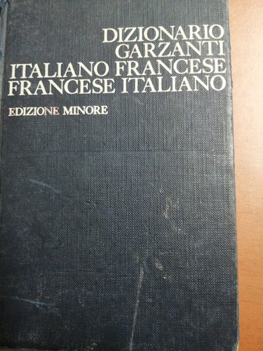 Dizionario francese garzanti - francese,