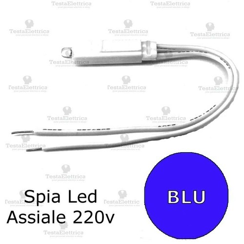 Spia led blu - spia,