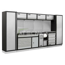 Arredamento componibile da officina FERVI A008V 392cm INOX moduli fissi