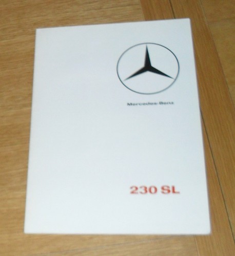 Brochure mercedes benz - brochure, sl