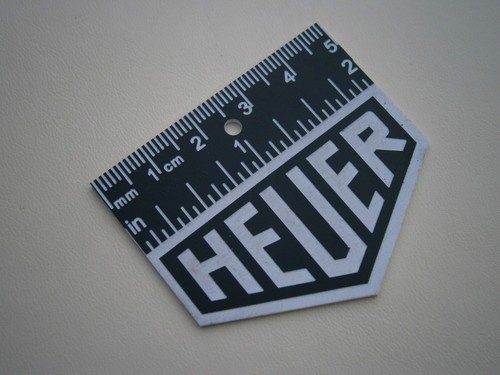 Righello promozionale heuer - righello,