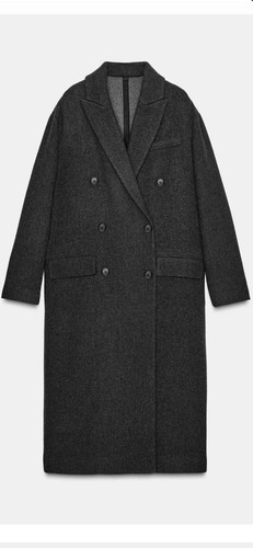 100 authentic zara long - zara, coat