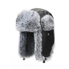 Uomo Similpelle Colbacco con