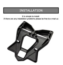 Motorcycle rear rack for