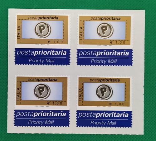 Italia 2002 posta - 2002, prioritaria