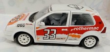 BURAGO 1/24 - VOLKWAGEN GOLF 1998 BIANCO PROTHERMAC   MADE IN ITALY