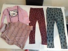LOTTO 229B BIMBA BAMBINA  STOCK 4 PEZZI ABITI MISTI 7/8 ANNI
