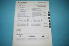 Pioneer PD 101/201/S501/S601