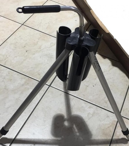 Tripode porta canne trout - porta,