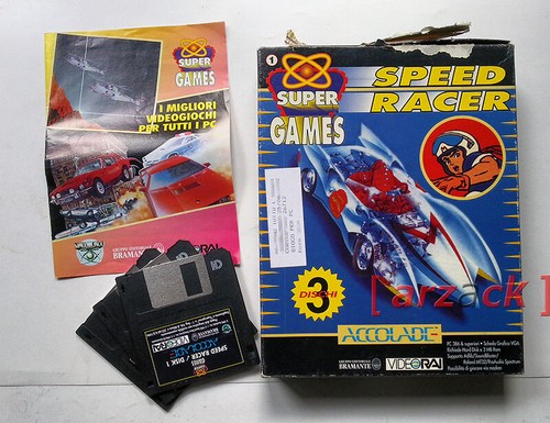 Retrogame speed racer - pc,
