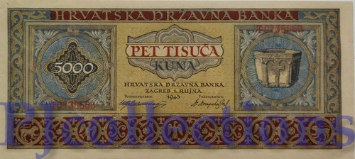 Croatia 5000 kuna 1943 pick - croatia,