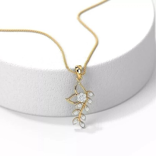 Ciondolo donna foglia ct - donna,