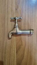RUBINETTO IN OTTONE ANTICATO PER FONTANA 1/2"  PER GIARDINO ESTERNO VINTAGE