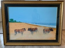 QUADRO DIPINTO A MANO, PERFETTE CONDIZIONI, ANNO 1993, AUTORE ROBERTO MONTANARI