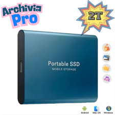 SSD Esterno 2TB USB 3.1 Type-C