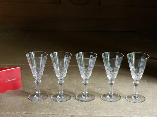 Baccarat rare lot verres - , 5