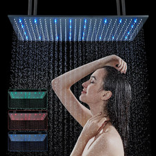 Soffione doccia a pioggia LED