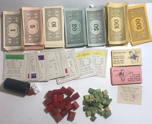 Gioco monopoli vintage 1935 - gioco,
