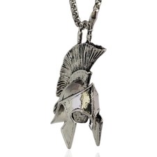 Collana elmo spartano mm 50x30