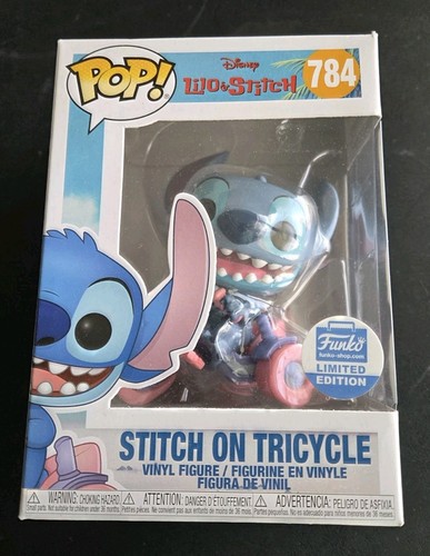 Funko pop stitch tricycle - stitch, on