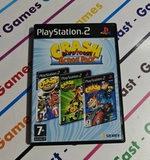 PS2 CRASH BANDICOOT ACTION PACK TRILOGY ITALIANO PLAYSTATION 2 QUASI NUOVO
