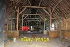 Photo 6x4 Interior of old Barn at Firgo Farm Tufton/SU4546  c2007