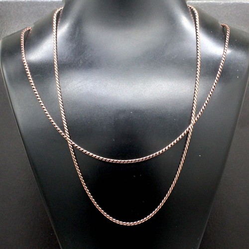 Collana catena rame con - catena,