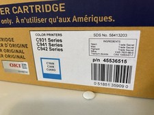 Genuine OKI 45536515 Cyan High