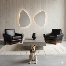 Poltrone Vintage Legno Pelle