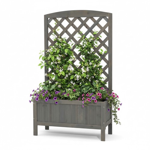 Fioriera legno supporto - fioriera,