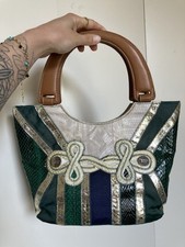 Borsa a mano in Vera Pelle di